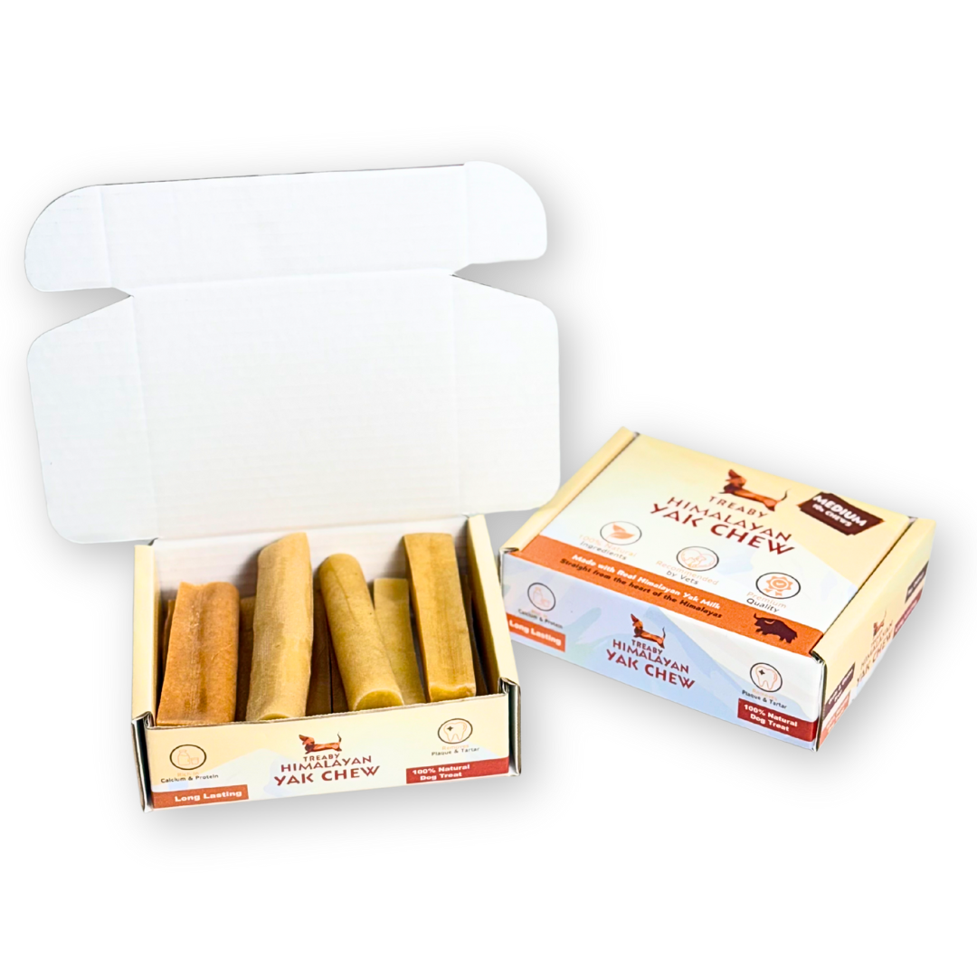 TREABY Himalayan Yak Chew Box - Medium ( pack of 10)