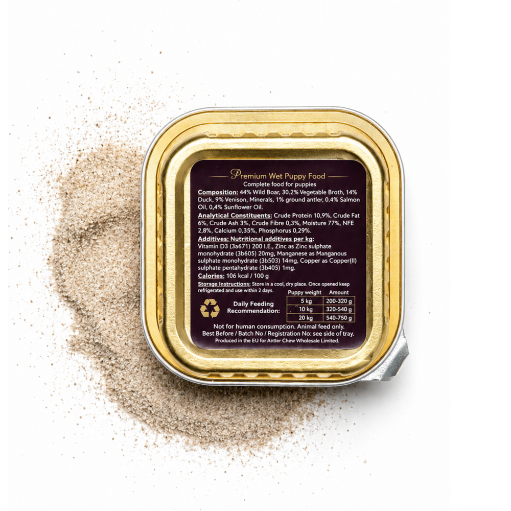 Wild Boar, Duck & Venison Enriched with Antler Powder-Puppy Food