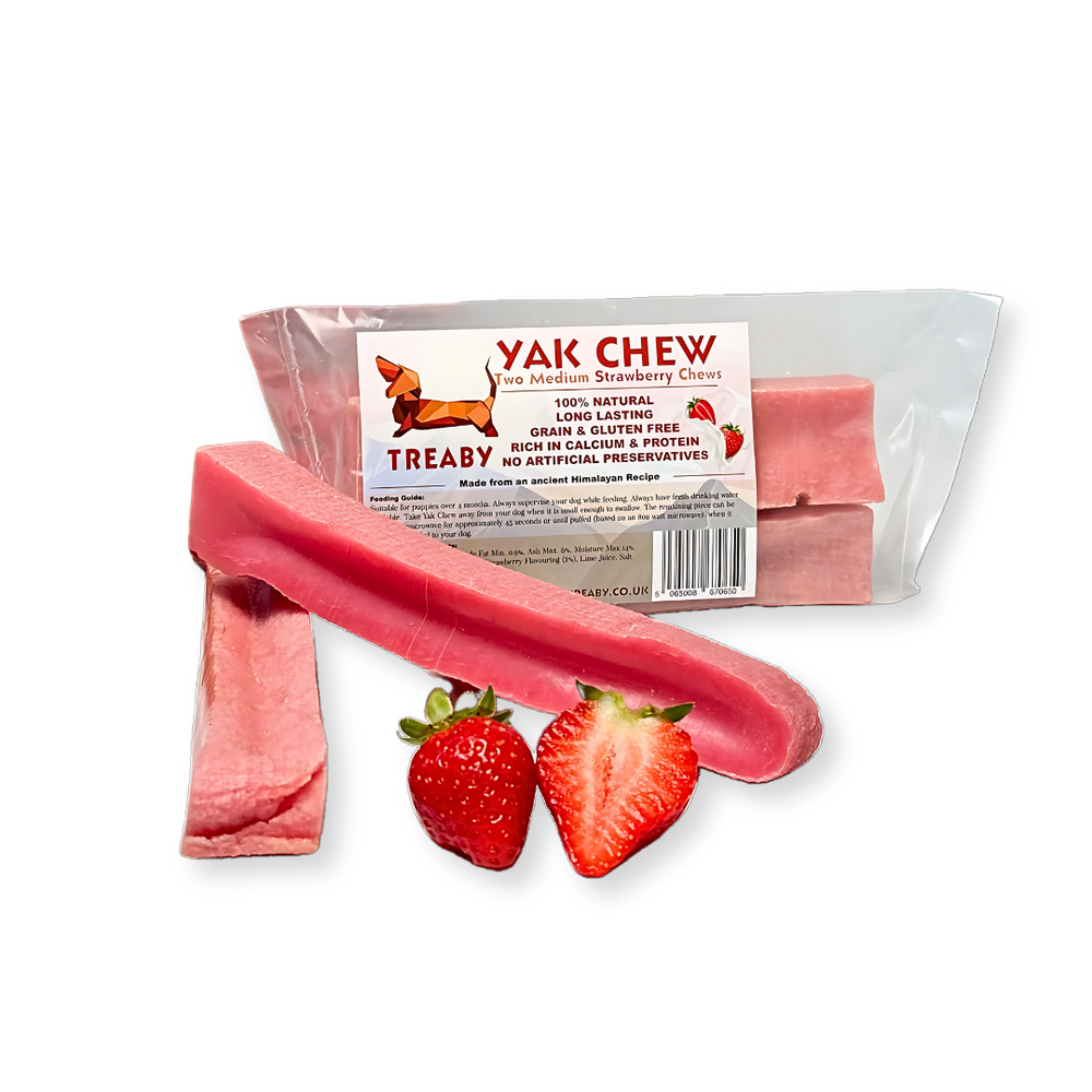 Strawberry Yak Chew - Medium X 2