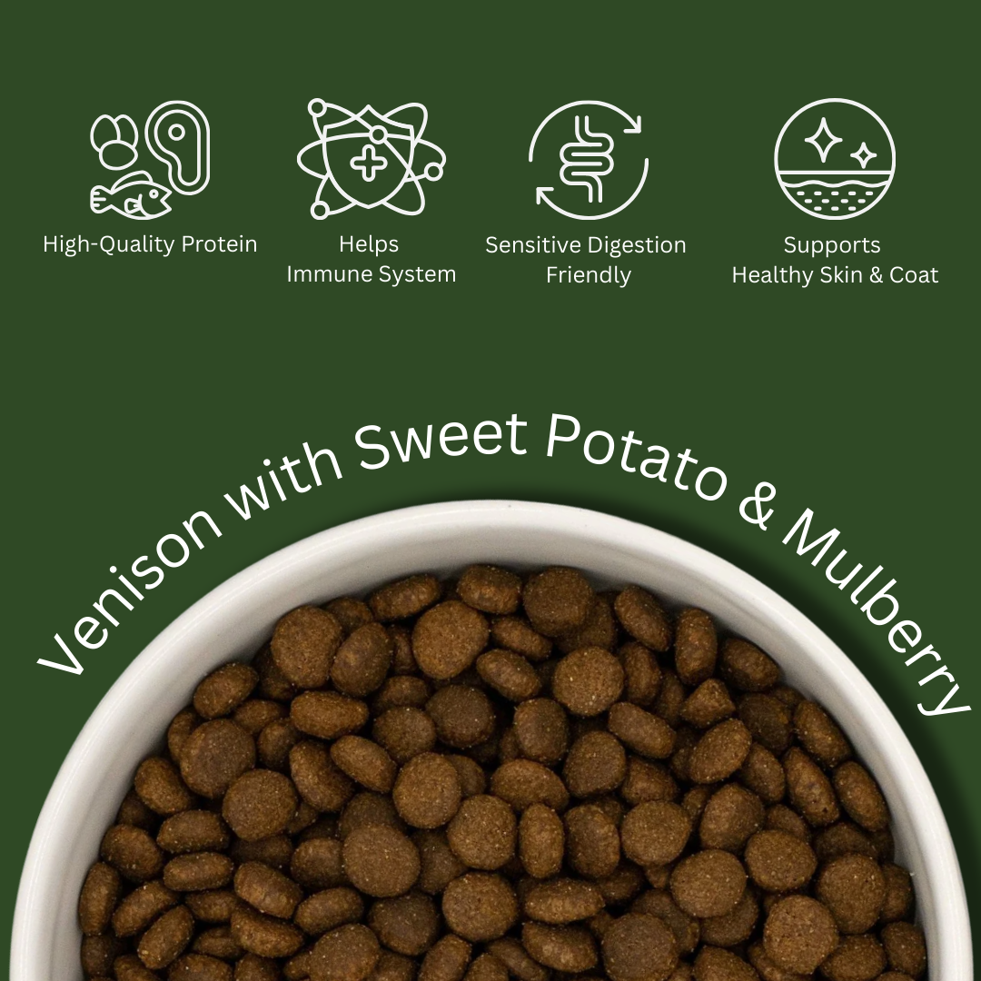 Venison, Sweet Potato & Mulberry Natural Dog Food