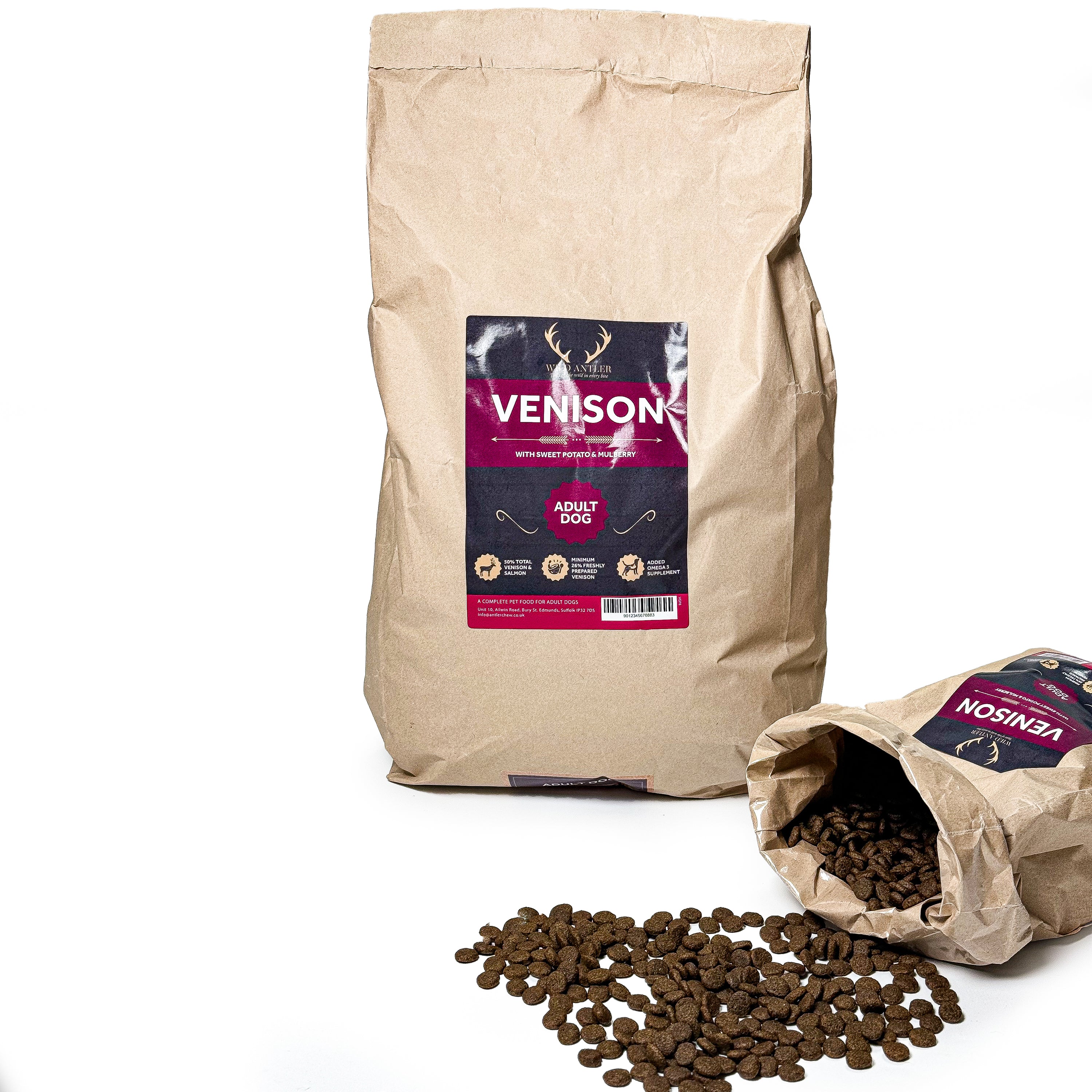Venison, Sweet Potato & Mulberry Natural Dog Food