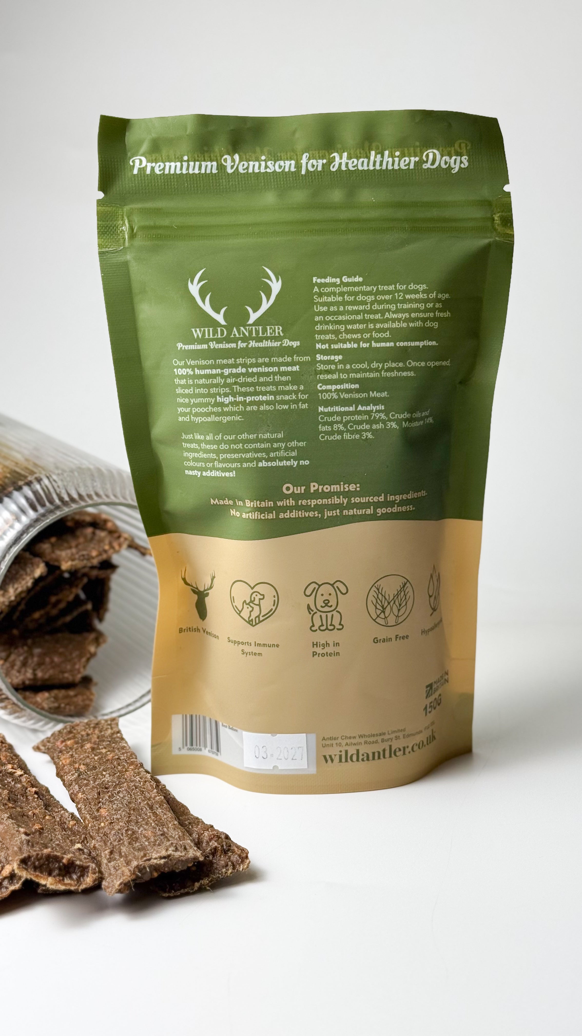 Soft Venison Meat Sticks