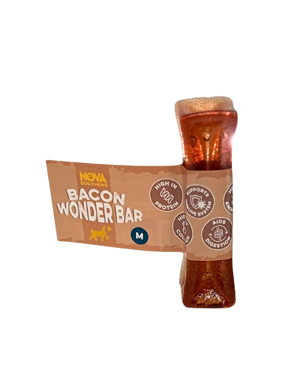 Bacon Wonder Bar – High Protein Pork Collagen Dog Chew