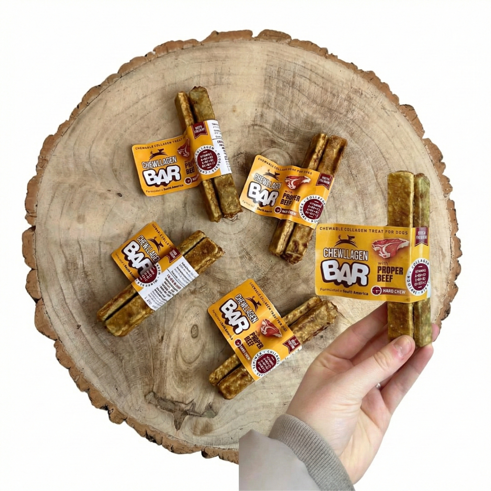 Beef Chewllagen Bar – Pack of 3 (Beef Flavour)