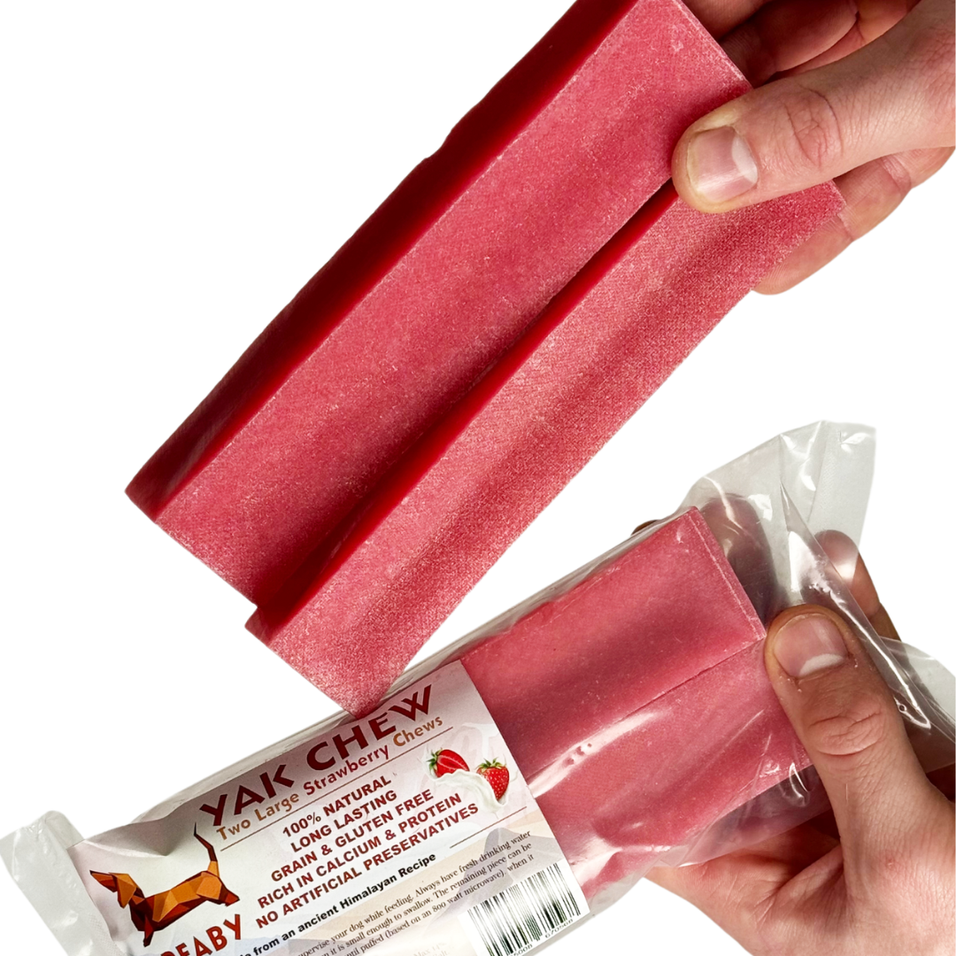 Strawberry Yak Chew - Large X 2