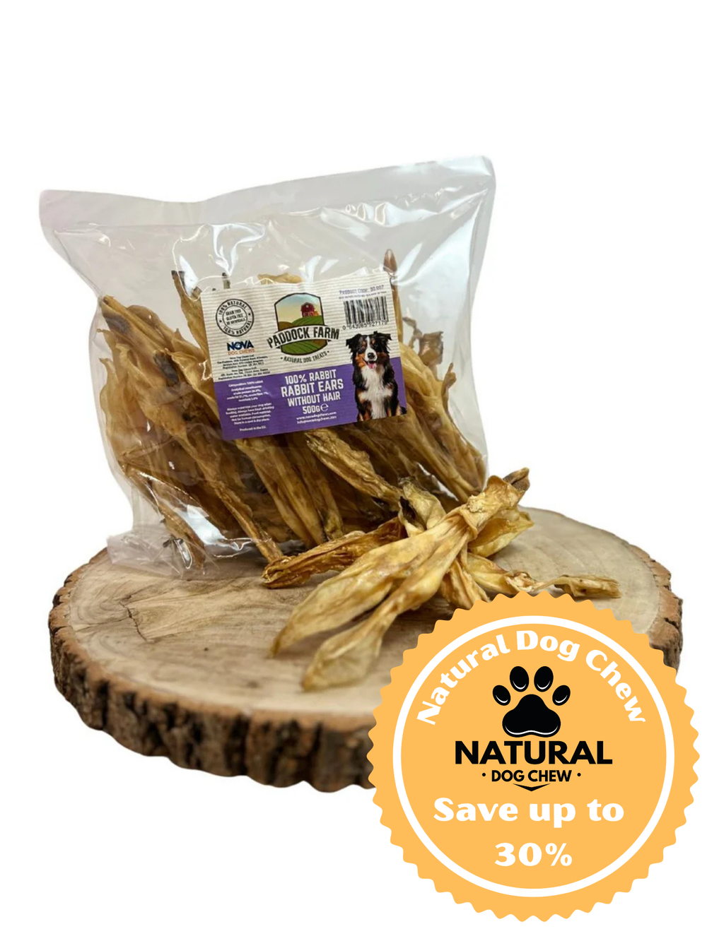 Rabbit Ears without Hair 500g