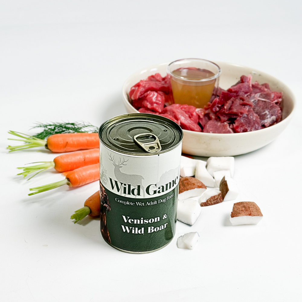6 x Venison &  Wild Boar - Grain Free Complete Wet  Dog Food 400g