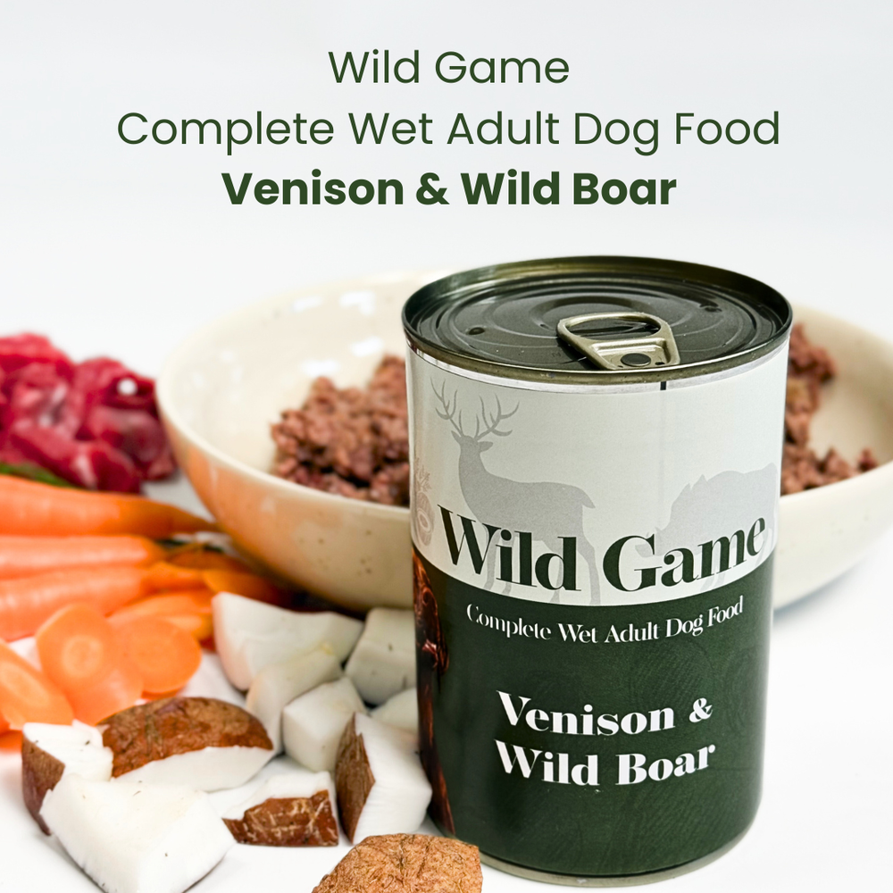 6 X Venison &  Wild Boar - Grain Free Complete Wet  Dog Food 400g