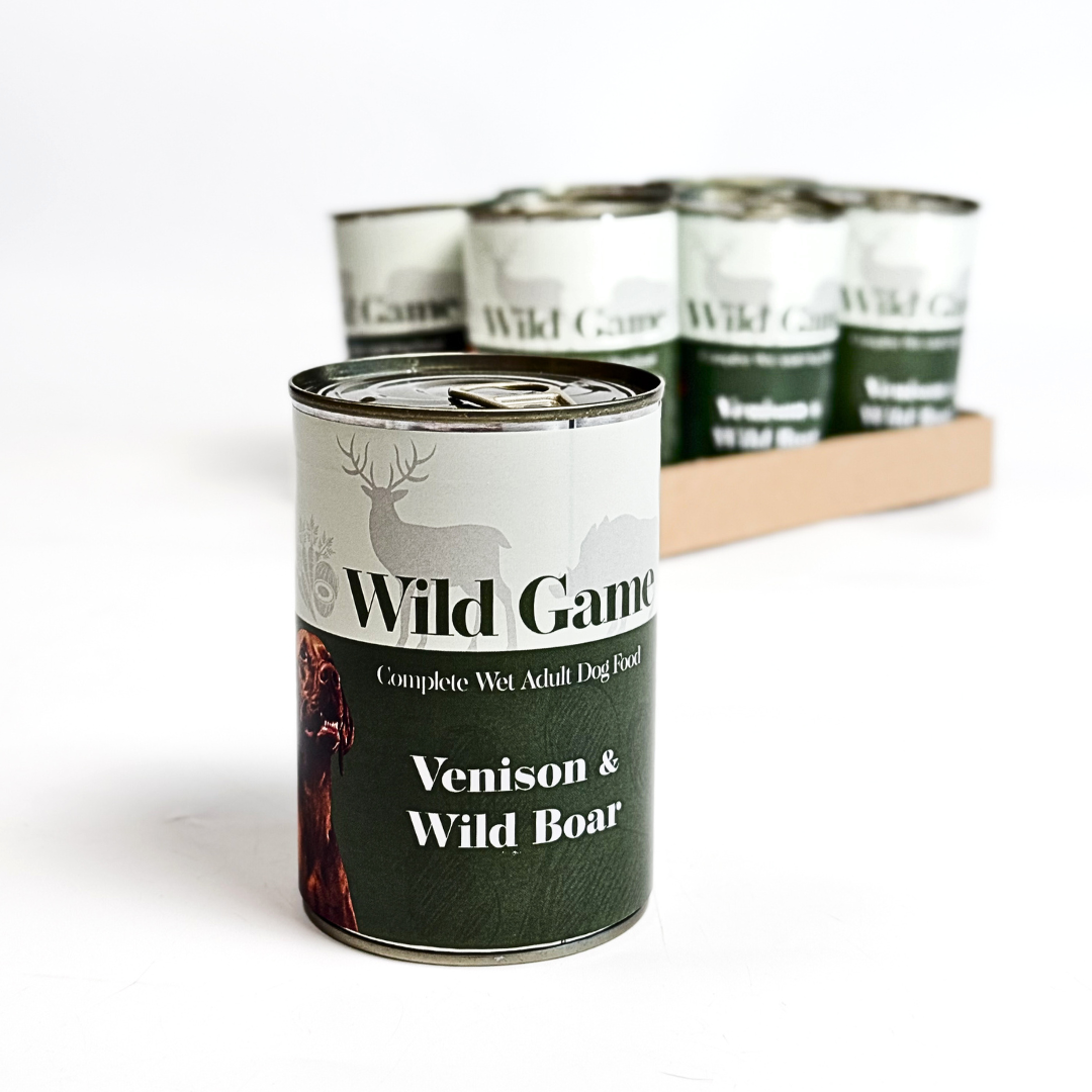 6 x Venison &  Wild Boar - Grain Free Complete Wet  Dog Food 400g