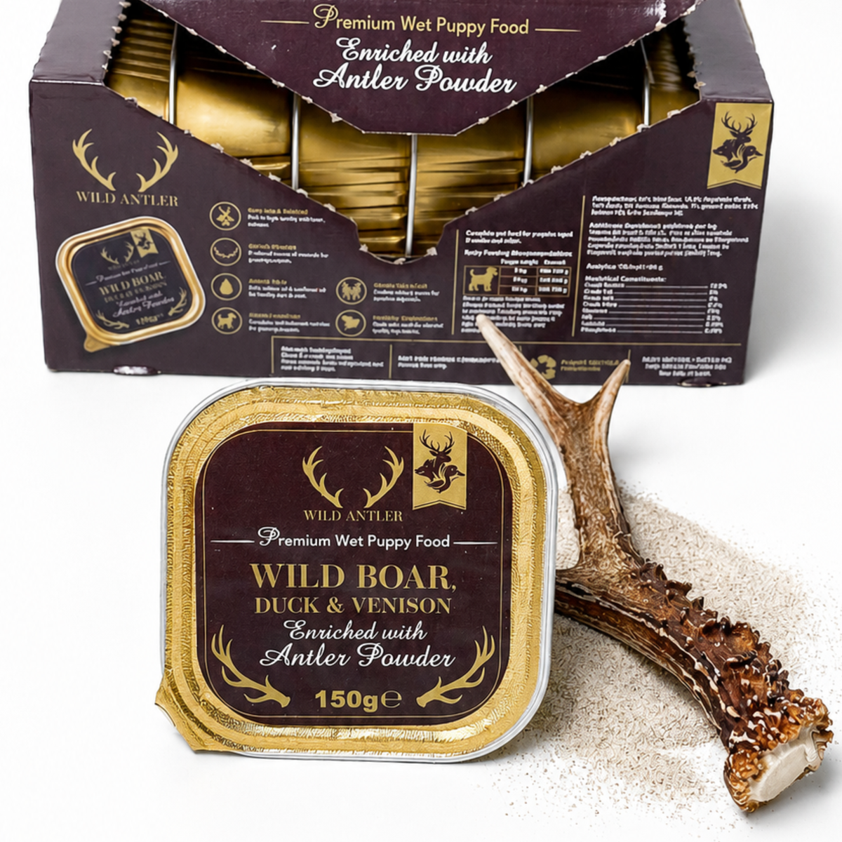 Wild Boar, Duck & Venison Enriched with Antler Powder-Puppy Food