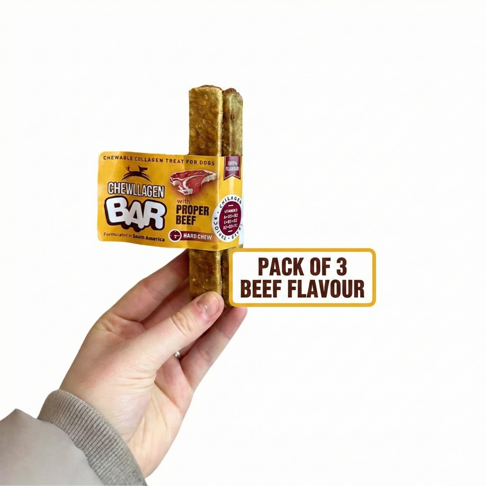 Beef Chewllagen Bar – Pack of 3 (Beef Flavour)