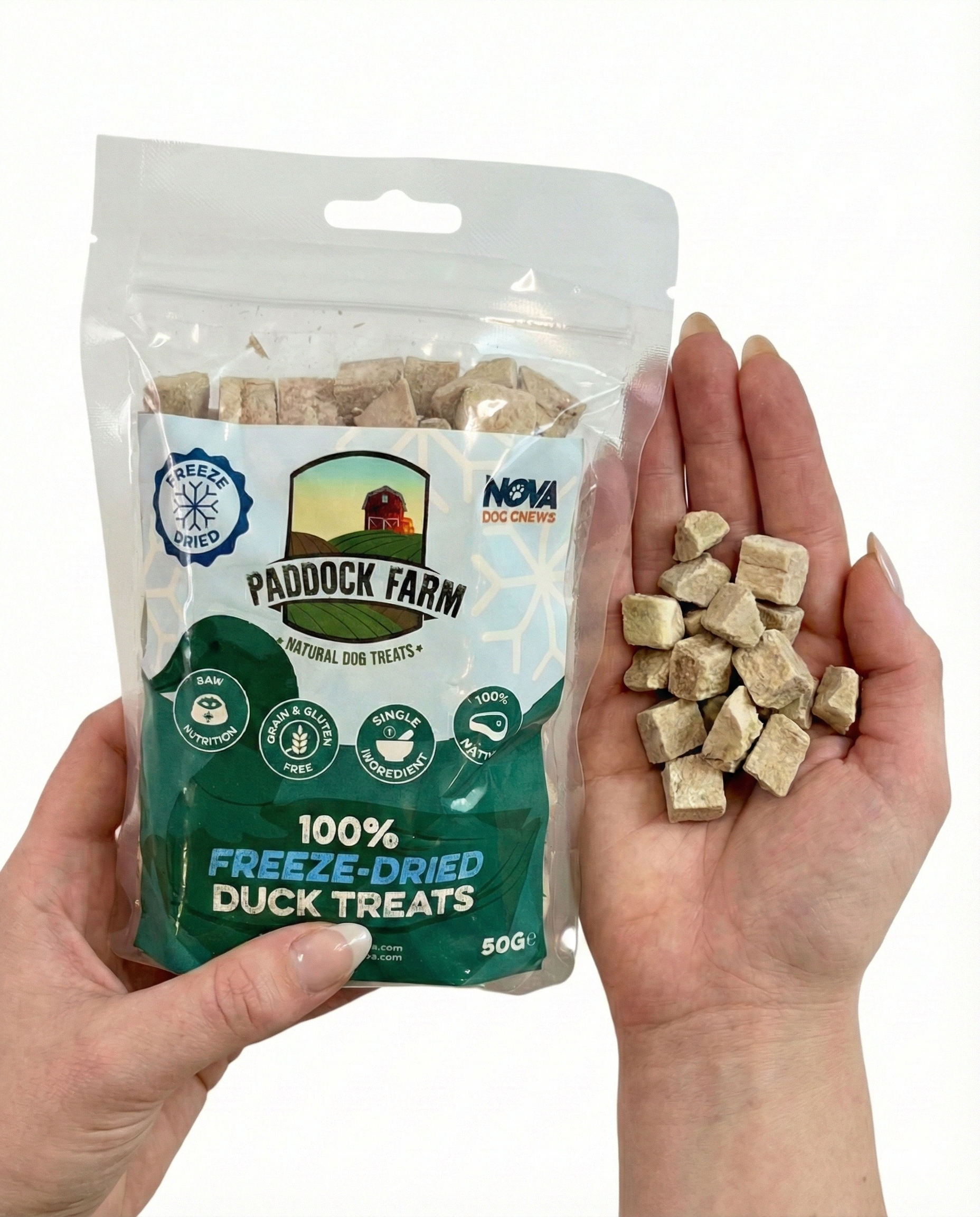 Duck Freeze-Dried Treats for Dogs – 100% Natural Single Protein