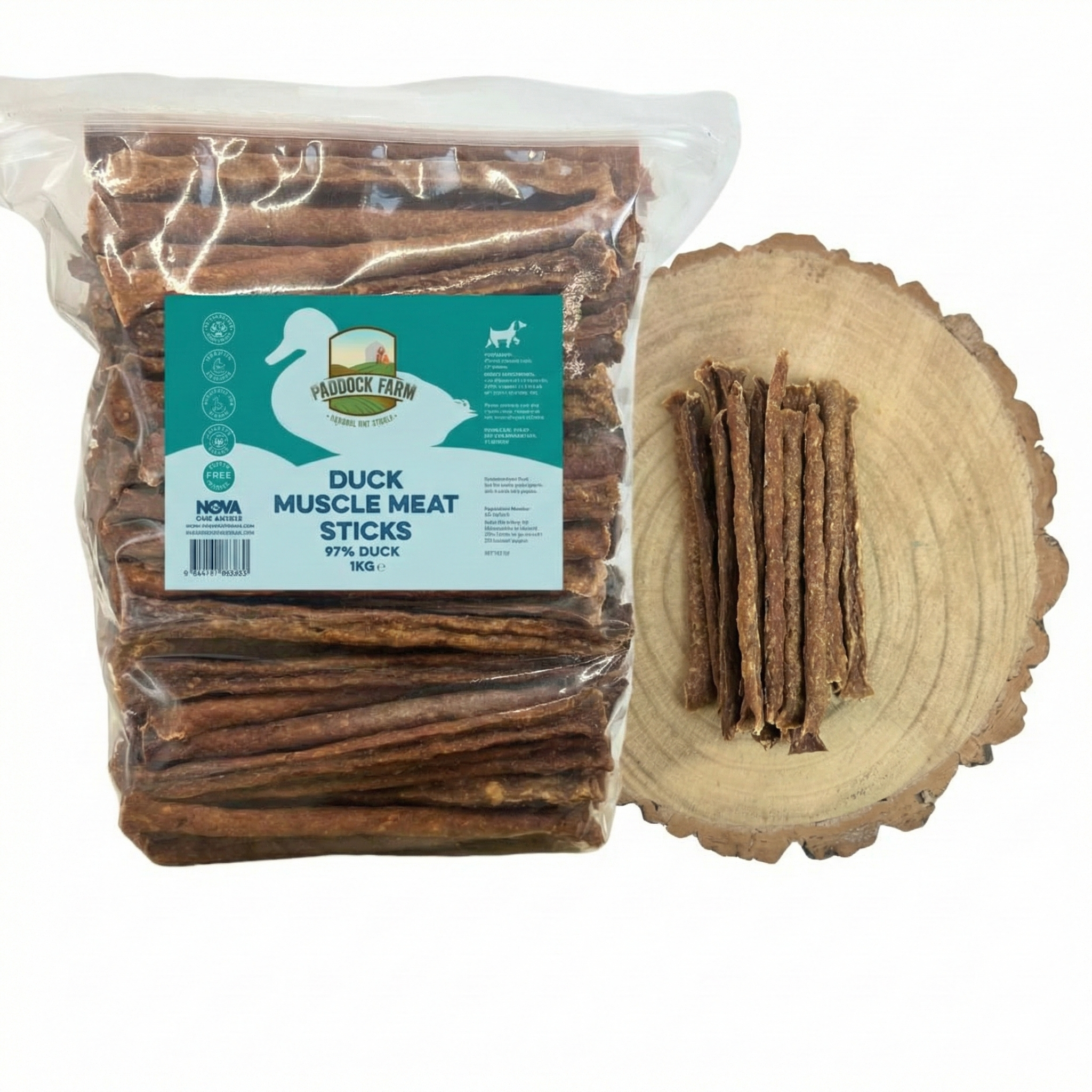 Duck Muscle Meat Sticks 1kg