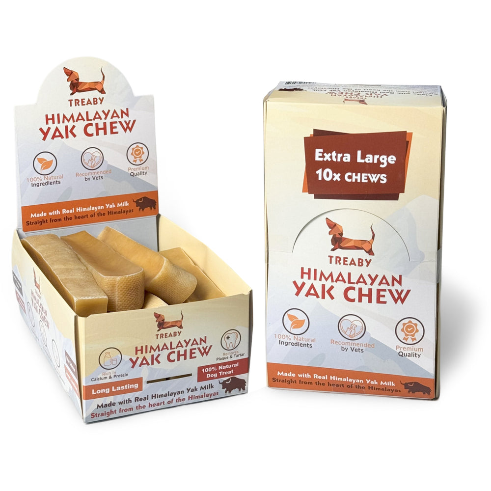 TREABY Himalayan Yak Chew Box -Extra Large ( pack of 10)