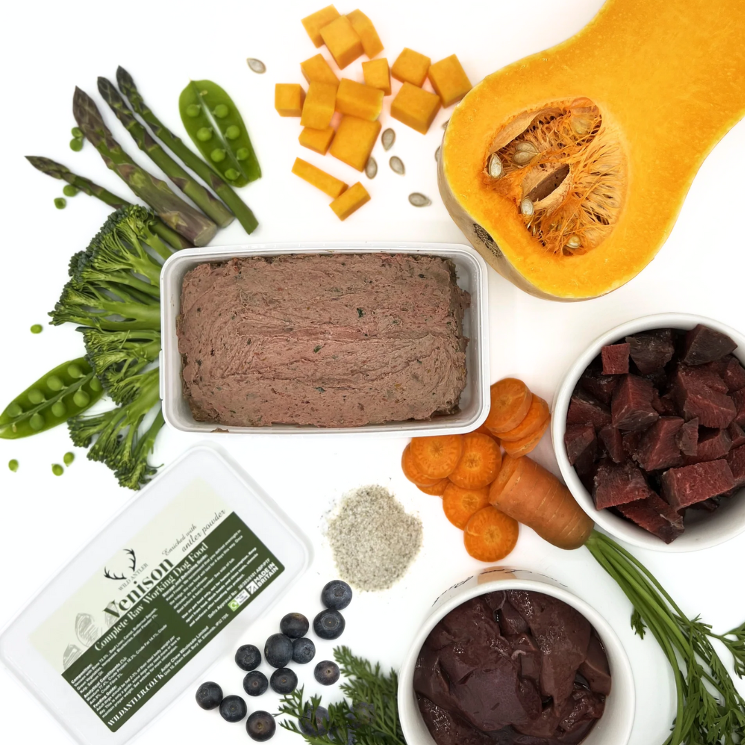 15 x Venison Raw Dog Food Enriched with Antler Powder