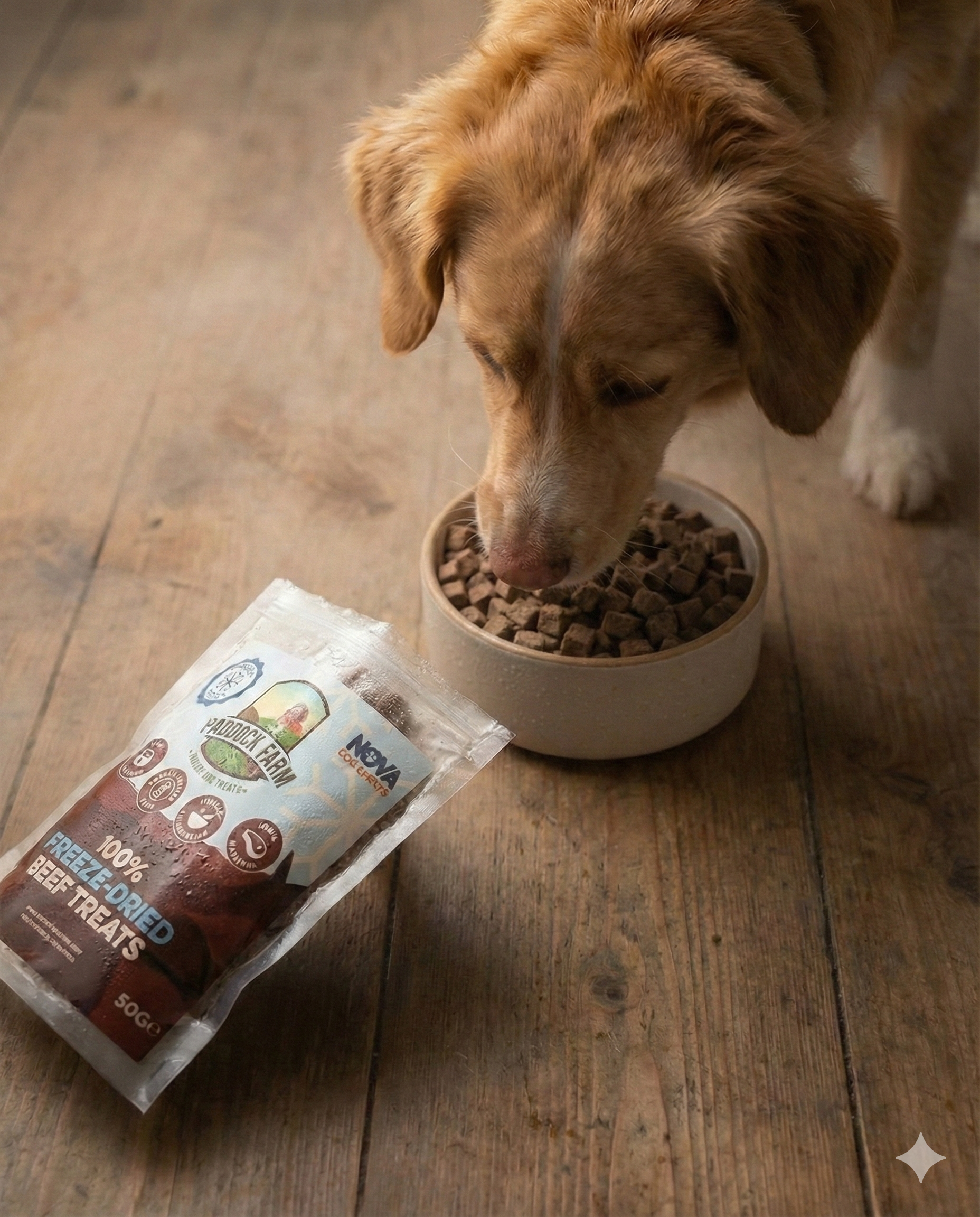 100% Freeze-Dried Beef Dog Treats
